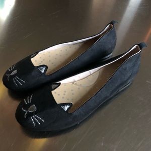 Cat & Jack Kitty Cat Flats, Youth Size 5